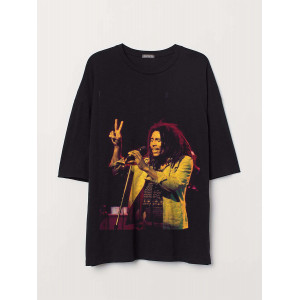  Tricou Bob Marley cu microfon